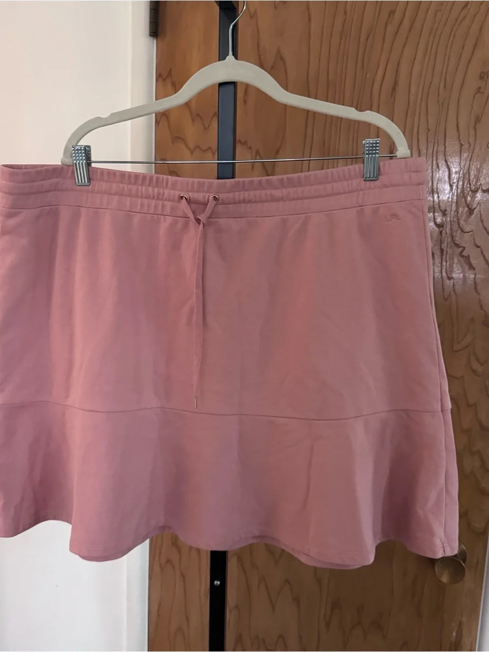 Lauren Ralph Lauren black label Dusty Rose Drawstring Skater Skirt women 2X